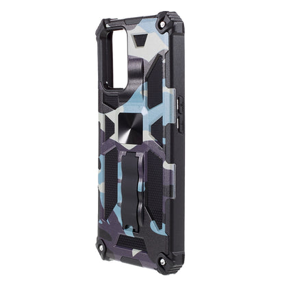 Camouflage Pattern Detachable 2 in 1 Phone Protective Shell with Magnet Sheet for Oppo A54 4G / A55 5G / A16s / A16