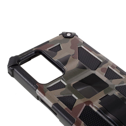 Camouflage Pattern Detachable 2 in 1 Phone Protective Shell with Magnet Sheet for Oppo A54 4G / A55 5G / A16s / A16