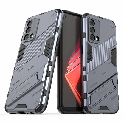 PC + TPU Shockproof Hybrid Case Phone Cover with Foldable Kickstand for Oppo K9