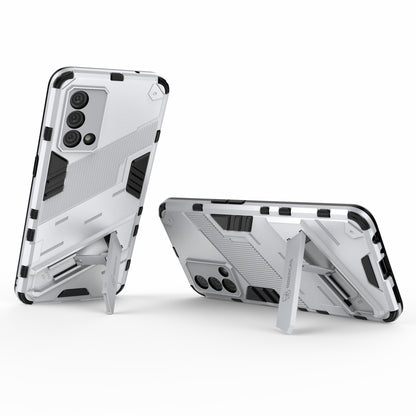 PC + TPU Shockproof Hybrid Case Phone Cover with Foldable Kickstand for Oppo K9