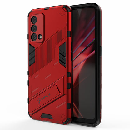 PC + TPU Shockproof Hybrid Case Phone Cover with Foldable Kickstand for Oppo K9