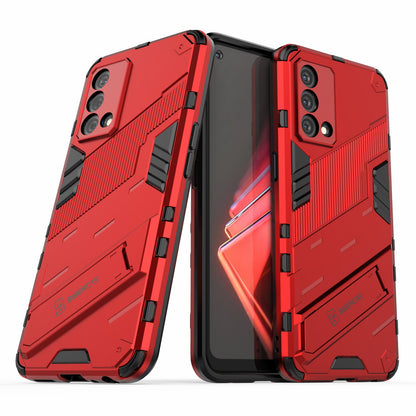 PC + TPU Shockproof Hybrid Case Phone Cover with Foldable Kickstand for Oppo K9