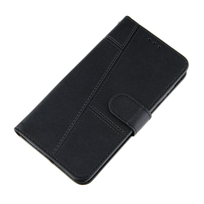 Full Protection Splicing Leather Phone Cover Wallet Stand Case with Strap for Oppo A94 5G