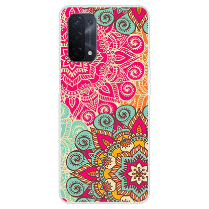 Full Protection Pattern Printing Flexible TPU Phone Cover Case for Oppo A74 5G