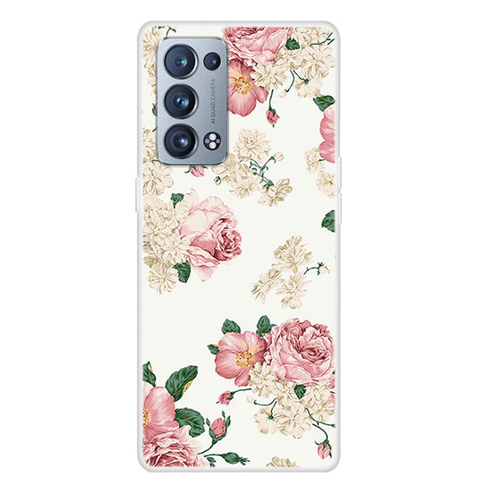 Full Protection Pattern Printing Flexible TPU Phone Cover Case for Oppo Reno6 Pro+ 5G/Pro 5G (Snapdragon)