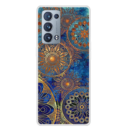 Full Protection Pattern Printing Flexible TPU Phone Cover Case for Oppo Reno6 Pro+ 5G/Pro 5G (Snapdragon)