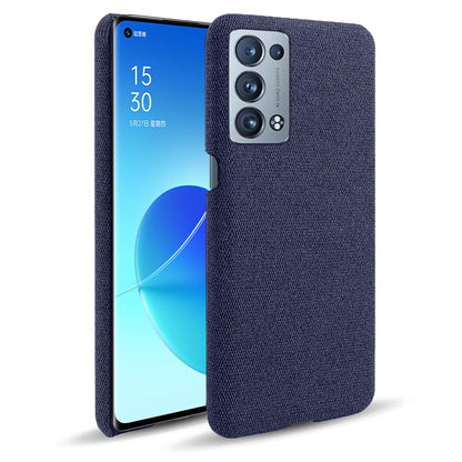 KSQ Well-Protected Cloth Coated Plastic Phone Case for Oppo Reno6 Pro+ 5G/Pro 5G (Snapdragon)