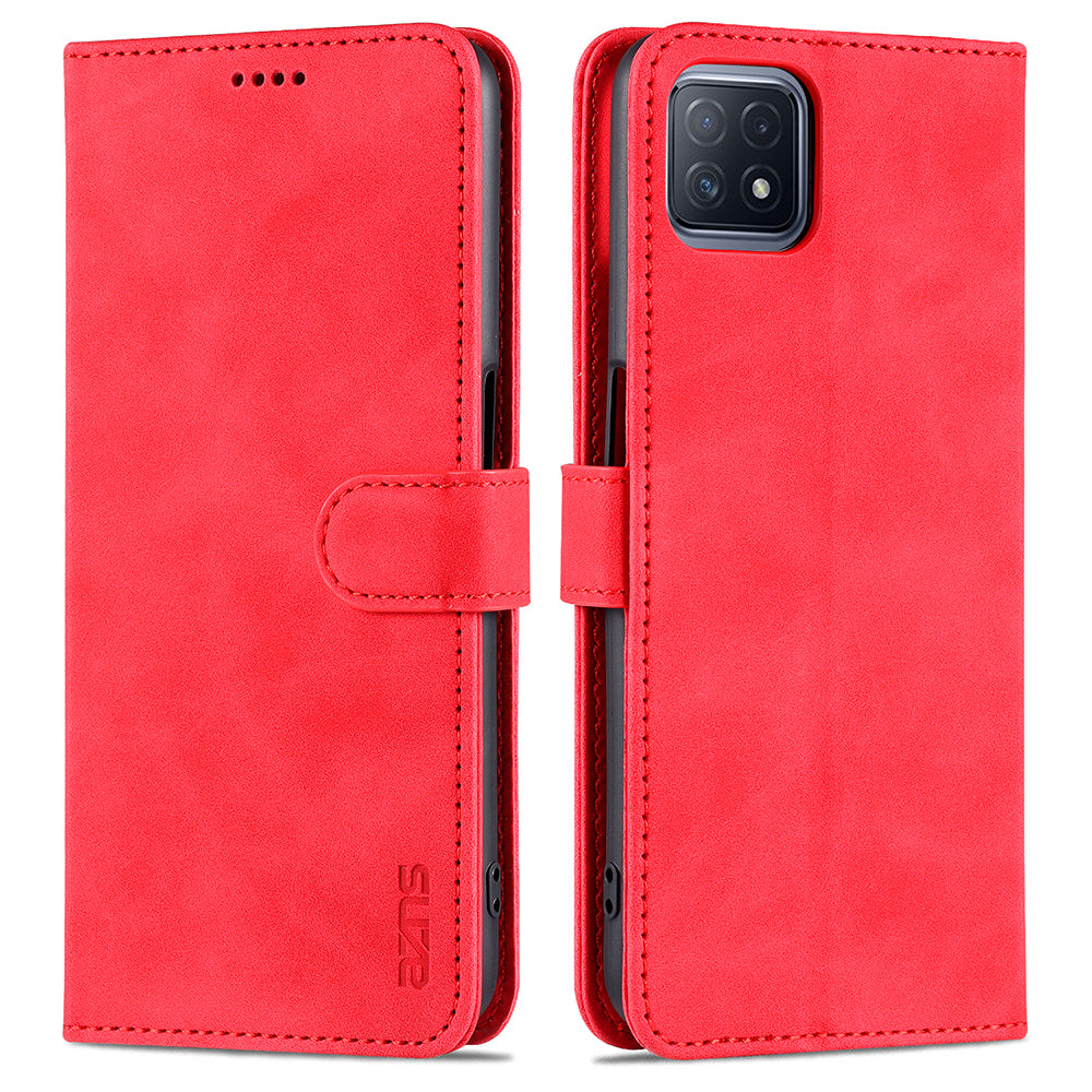 AZNS PU Leather Phone Cover Case with Stand for OPPO A52 5G/A72 5G