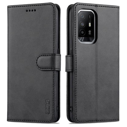 AZNS PU Leather Phone Cover Case with Wallet Stand for Oppo A94 5G/A95 5G