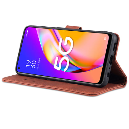 AZNS PU Leather Phone Cover Case with Wallet Stand for Oppo A94 5G/A95 5G