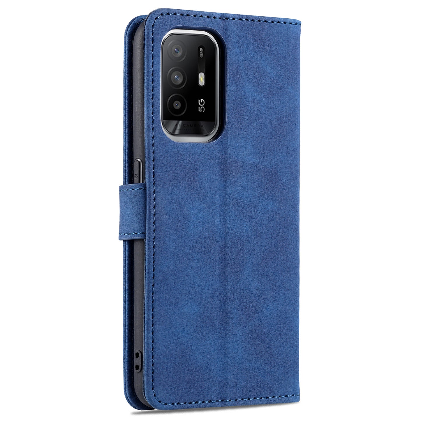 AZNS PU Leather Phone Cover Case with Wallet Stand for Oppo A94 5G/A95 5G