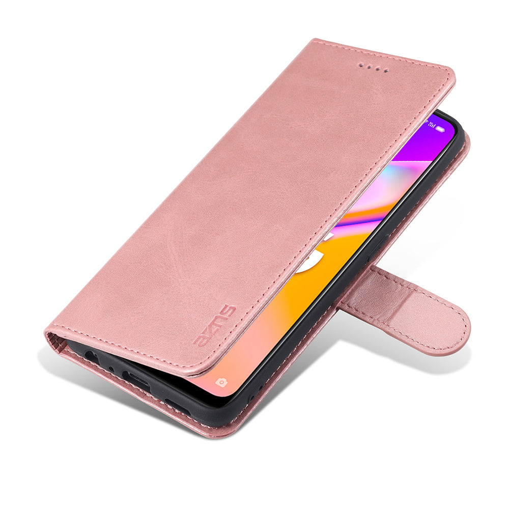 AZNS PU Leather Phone Cover Case with Wallet Stand for Oppo A94 5G/A95 5G