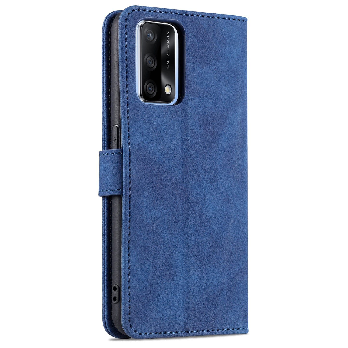 AZNS Stand Wallet Design Leather Phone Case Cover for Oppo A74 4G / Oppo F19