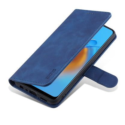 AZNS Stand Wallet Design Leather Phone Case Cover for Oppo A74 4G / Oppo F19