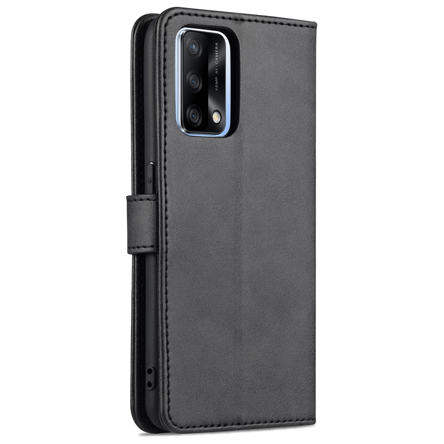 AZNS Stand Wallet Design Leather Phone Case Cover for Oppo A74 4G / Oppo F19