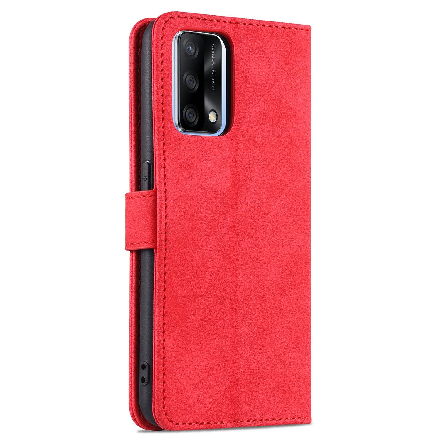 AZNS Stand Wallet Design Leather Phone Case Cover for Oppo A74 4G / Oppo F19