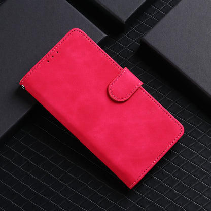 Skin-touch Feeling PU Leather Protective Phone Cover Supporting Stand Cover Wallet for Oppo Reno6 Pro+ 5G/Pro 5G (Snapdragon)