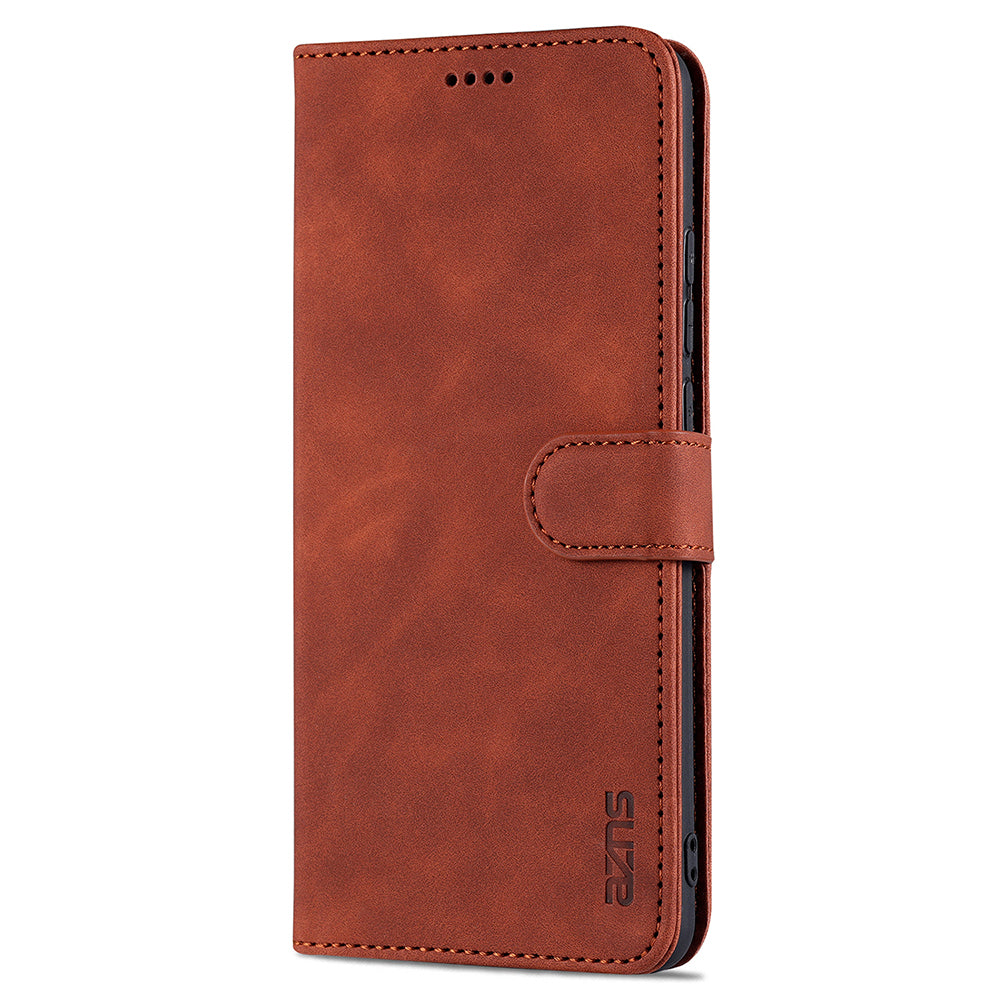 AZNS PU Leather Phone Cover Shell with Stand for OPPO A15/A35(4G)