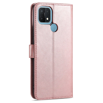 AZNS PU Leather Phone Cover Shell with Stand for OPPO A15/A35(4G)