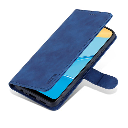 AZNS PU Leather Phone Cover Shell with Stand for OPPO A15/A35(4G)