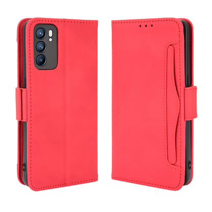 For Oppo Reno6 5G Full Protection Leather Stand Protective Case with Multiple Card Slots