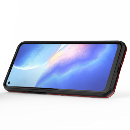 Hyper Shock Hard Reinforced Rugged Impact PC + TPU Hybrid Cover Kickstand Cool for Oppo Reno6 5G