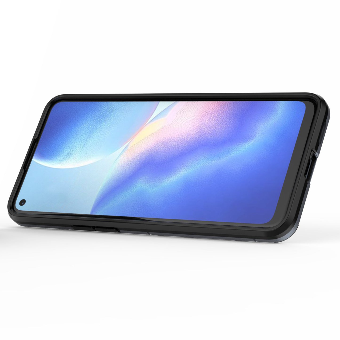 Hyper Shock Hard Reinforced Rugged Impact PC + TPU Hybrid Cover Kickstand Cool for Oppo Reno6 5G