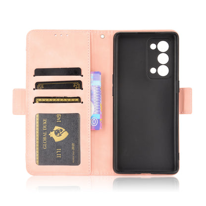 Multiple Card Slots Design PU Leather Stand Wallet Phone Case for Oppo Reno6 Pro+ 5G/Pro 5G (Snapdragon)