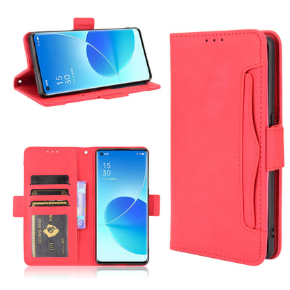 Multiple Card Slots Design PU Leather Stand Wallet Phone Case for Oppo Reno6 Pro+ 5G/Pro 5G (Snapdragon)