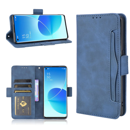 Multiple Card Slots Design PU Leather Stand Wallet Phone Case for Oppo Reno6 Pro+ 5G/Pro 5G (Snapdragon)