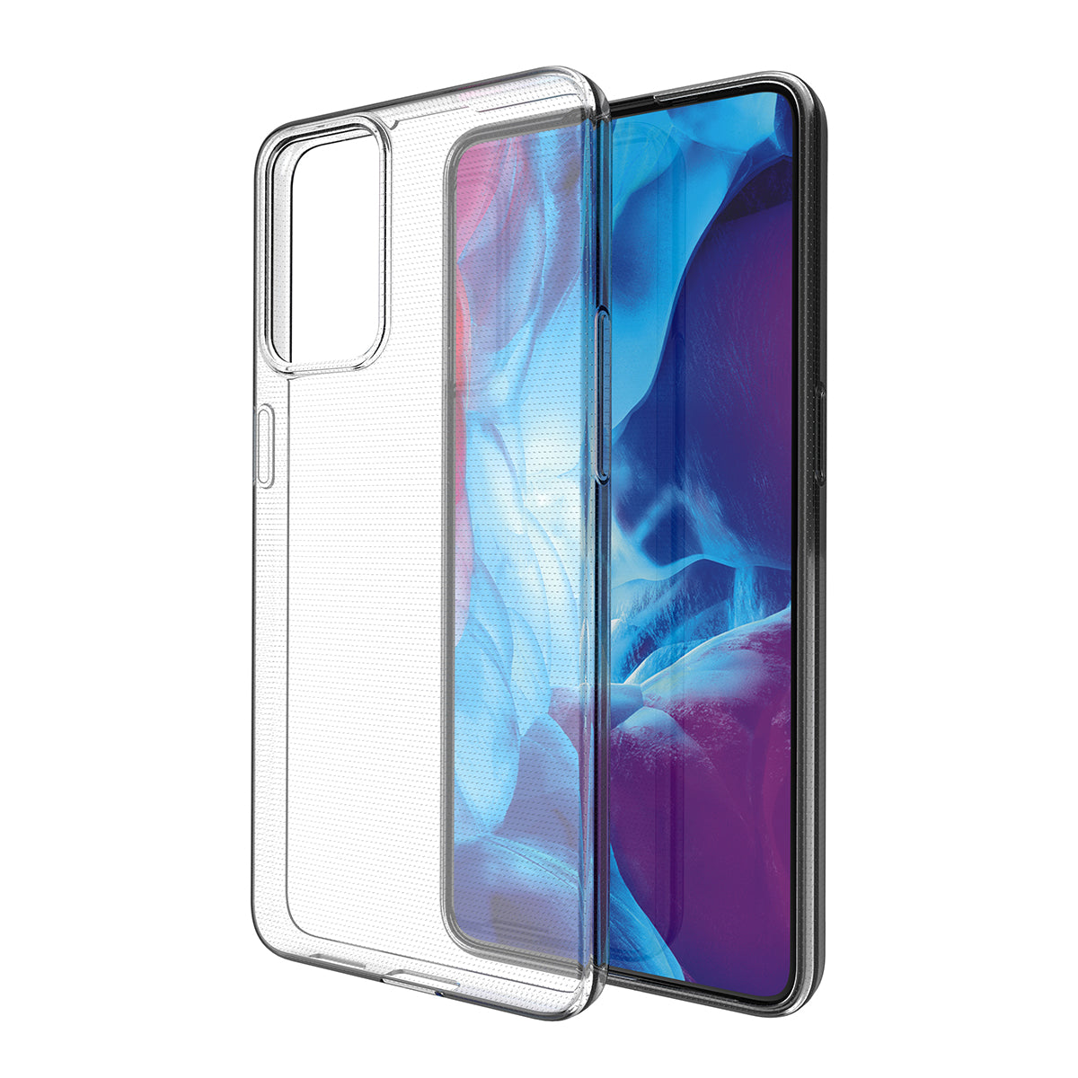 Ultra Thin Transparent Flexible TPU Phone Back Case Cover for Oppo Reno6 5G