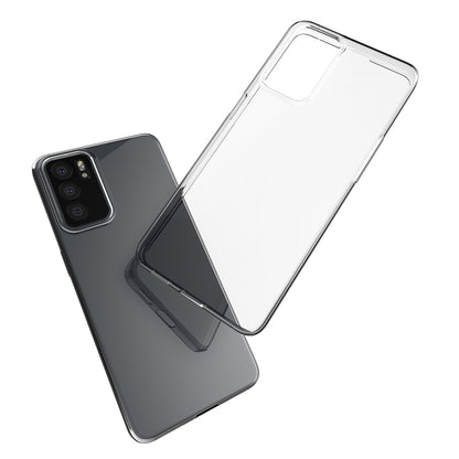 Ultra Thin Transparent Flexible TPU Phone Back Case Cover for Oppo Reno6 5G