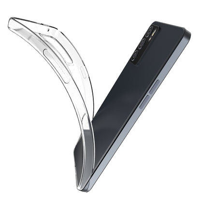 Ultra Thin Transparent Flexible TPU Phone Back Case Cover for Oppo Reno6 5G