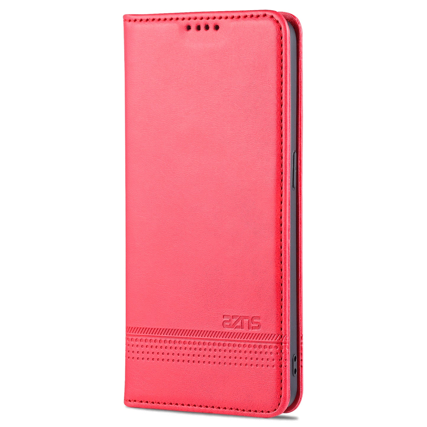 AZNS Stand Design Wallet Case Auto-absorbed Magnetic Leather Cell Phone Shell for Oppo Reno6 5G