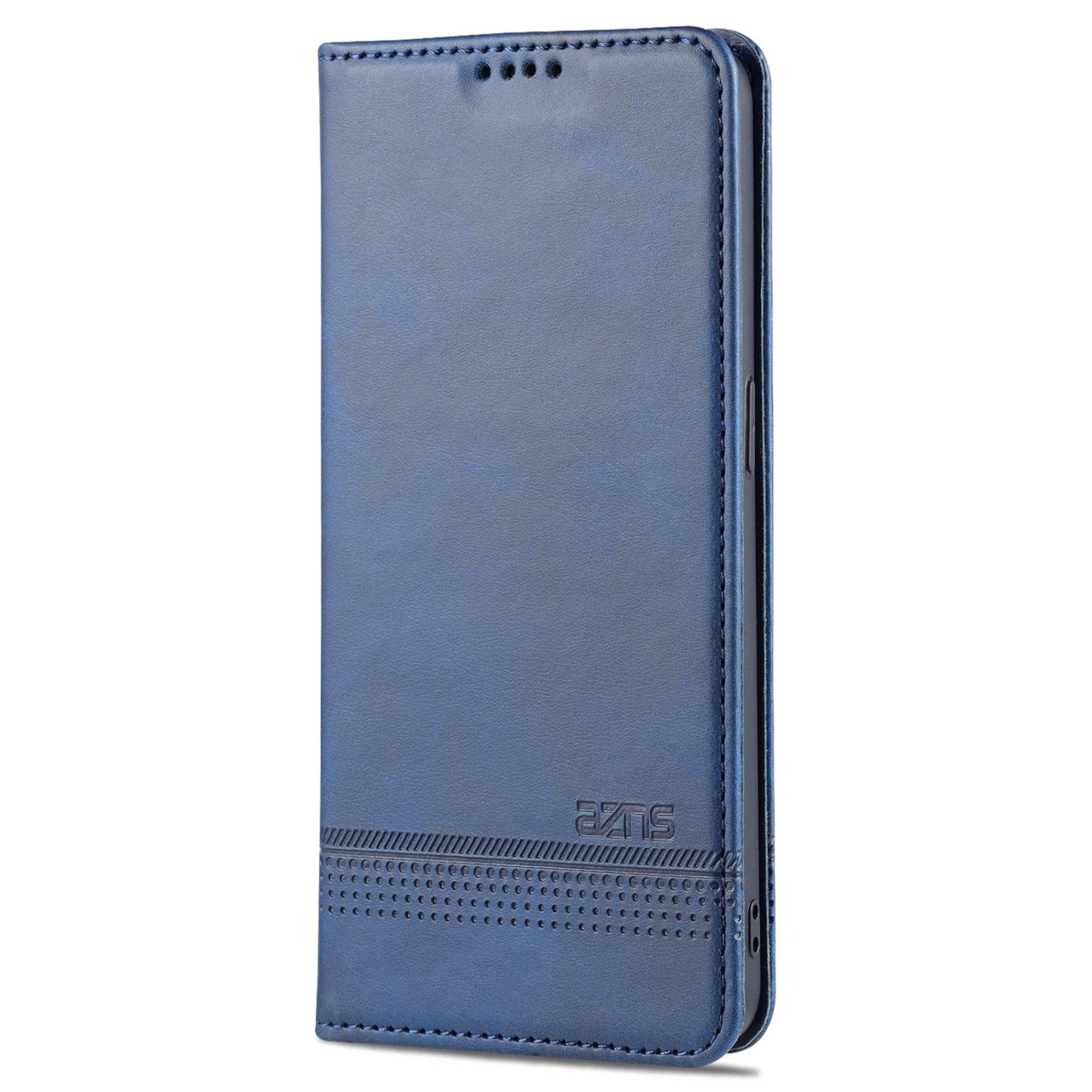 AZNS Stand Design Wallet Case Auto-absorbed Magnetic Leather Cell Phone Shell for Oppo Reno6 5G