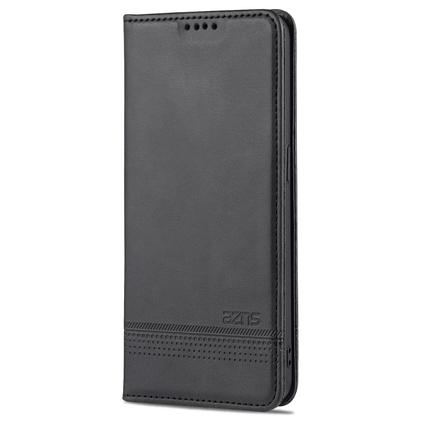 AZNS Stand Design Wallet Case Auto-absorbed Magnetic Leather Cell Phone Shell for Oppo Reno6 5G