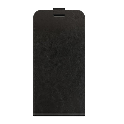 Vertical Flip Crazy Horse Leather Case with Card Slot for Oppo Reno6 5G