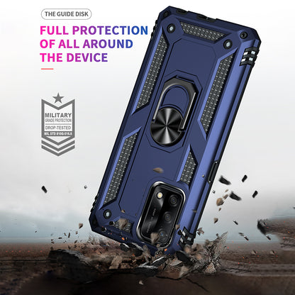 Military Grade Hybrid Hard PC + Soft TPU Heavy Duty Shockproof Protective Phone Case for Oppo A74 4G / Oppo F19