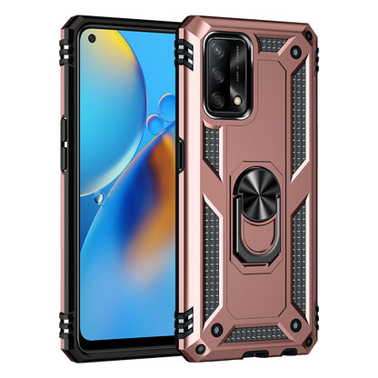 Military Grade Hybrid Hard PC + Soft TPU Heavy Duty Shockproof Protective Phone Case for Oppo A74 4G / Oppo F19