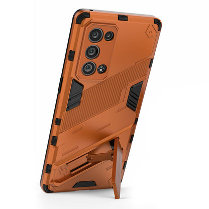 Heavy Duty Hybrid PC + TPU Combo Phone Case Cover with Kickstand for Oppo Reno6 Pro+ 5G/Pro 5G (Snapdragon)