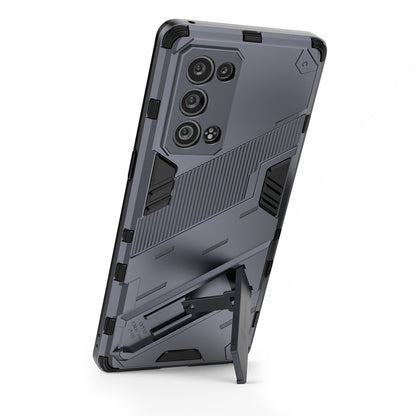 Heavy Duty Hybrid PC + TPU Combo Phone Case Cover with Kickstand for Oppo Reno6 Pro+ 5G/Pro 5G (Snapdragon)