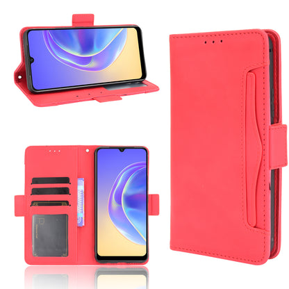 Multiple Card Slots Wallet Stand Phone Case Leather Cover Shell for vivo V21e 4G / vivo Y73 2021