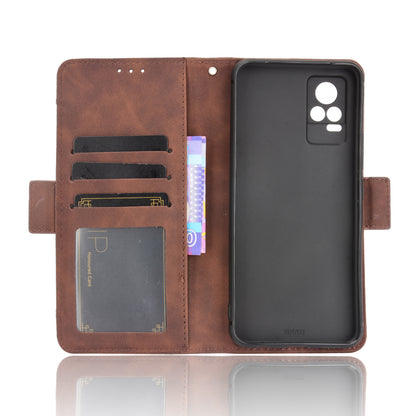 Multiple Card Slots Wallet Stand Phone Case Leather Cover Shell for vivo V21e 4G / vivo Y73 2021