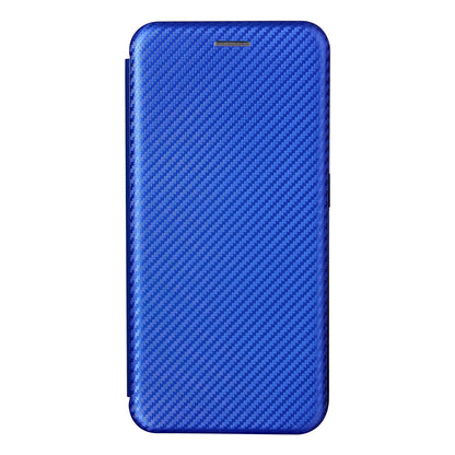 Carbon Fiber Texture Automatic Absorption Leather Stand Case with Card Slot and Ring Strap for Oppo A94 5G/F19 Pro+ 5G/Reno5 Z/A95 5G