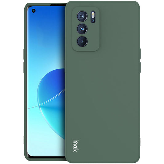 IMAK UC-4 Series Shock-proof Straight Frame Cell Phone TPU Shell for Oppo Reno6 Pro 5G (MediaTek)