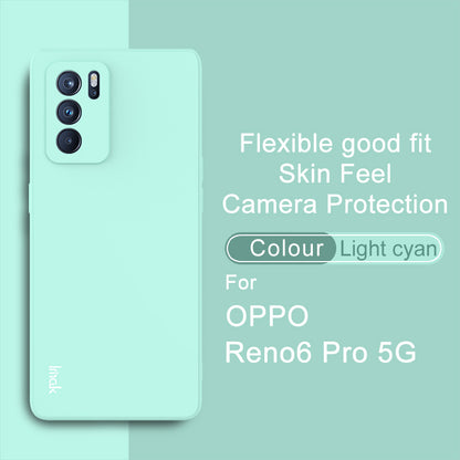 IMAK UC-4 Series Shock-proof Straight Frame Cell Phone TPU Shell for Oppo Reno6 Pro 5G (MediaTek)