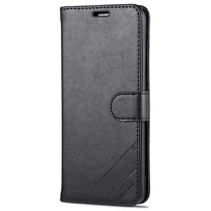 AZNS Full Protection Wallet Stand PU Leather Coated TPU Phone Case for Oppo Reno6 5G