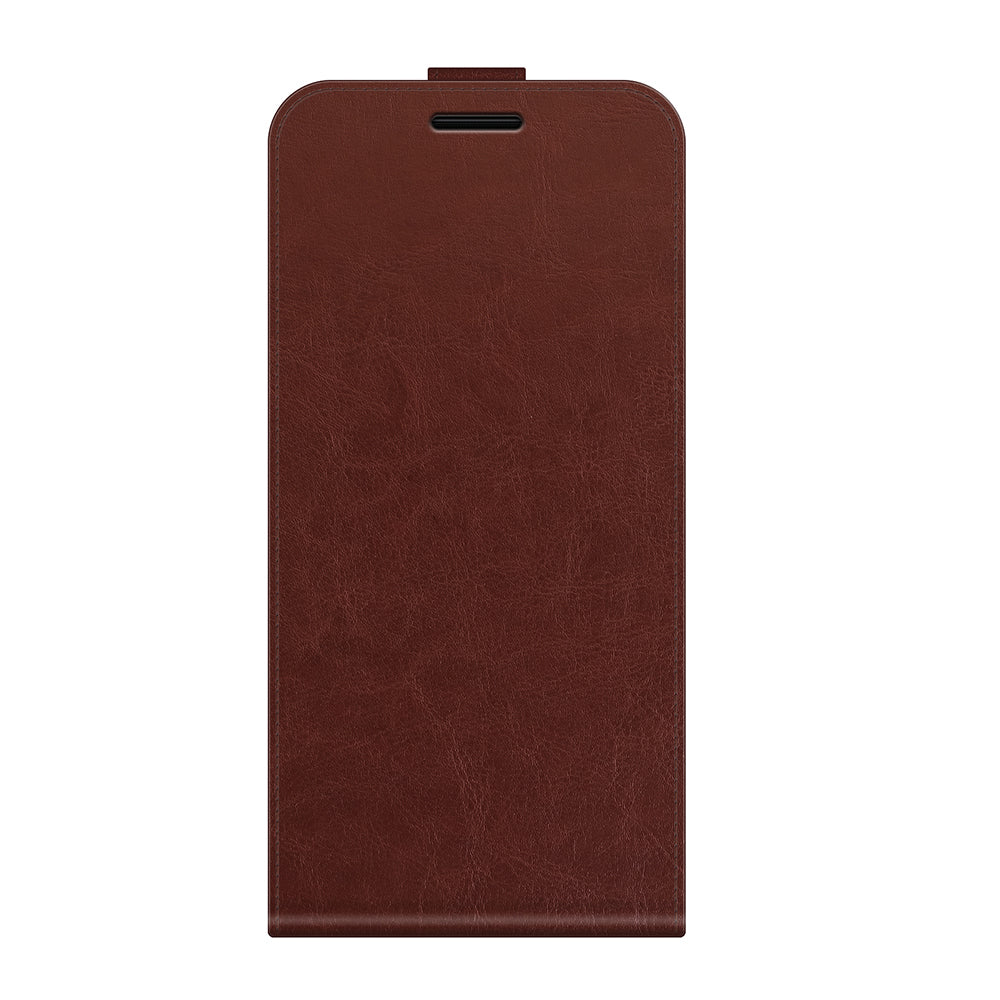 Crazy Horse Vertical Flip Leather Case with One Card Holder for Oppo Reno6 Pro+ 5G/Pro 5G (Snapdragon)