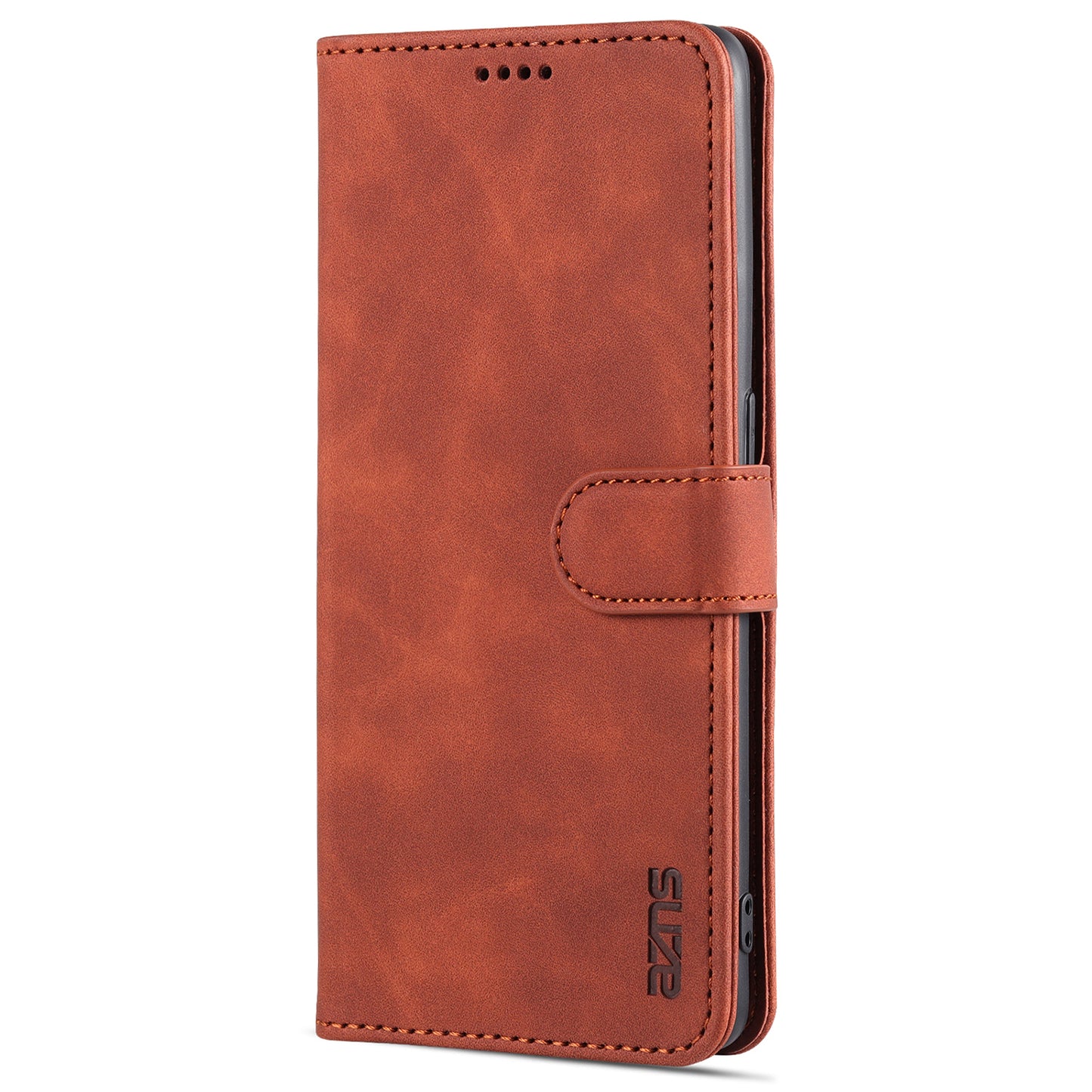 AZNS Well-Selected PU Leather Phone Wallet Case Stand Cover for Oppo Reno6 5G