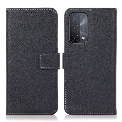 Stand Design Litchi Texture Leather Wallet Protective Cover Case for Oppo A93 5G/A74 5G/A54 5G